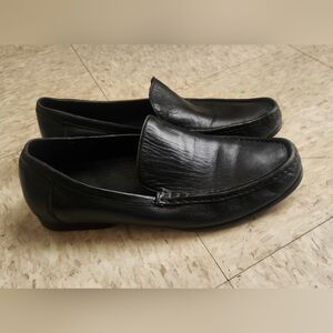 Men's Black Leather Slip-On Cole Haan Loafers
